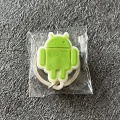 Android ロボット ドロイド君　ラバーキーホルダー