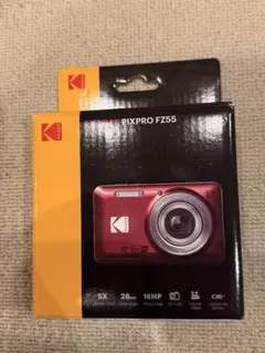 Kodak PIXPRO コダックfz55 レッド SDカード、カメラケース付き - メルカリ
