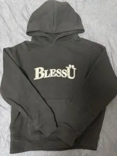 Bless U ジップパーカー 黒 - メルカリ