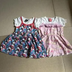 BABYDOLL 半袖ワンピース 100cm 2枚セット