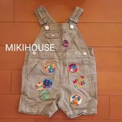 MIKI HOUSE　ワッペン サロペット　オーバーオール