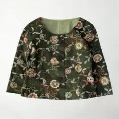BLUE LABEL mila schon 花柄 刺繍 ジャケット 日本製 40