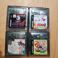 ゲームボーイカラー ソフト4本セット 遊戯王 ハム太郎 マリオテニス ドンキー