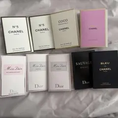 【バラ売り可】CHANEL Dior 香水サンプルセット