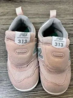 new balance 313 ベビーシューズ 14サイズ ピンク
