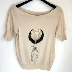 希少 シェアースピリット Tシャツ シルク　ビジュー カットソーのサムネイル