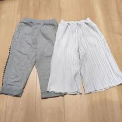 女の子　120cm　七分丈ボトム　キュロットまとめ売り