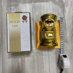ポスト　貯金箱　郵便局　ゴールド　金