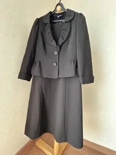 美品 エムズグレイシー フロントジップ ワンピース コート フリル