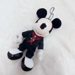 ディズニー　ビッグバンドビード　ぬいぐるみバッジ　黒タキ　ミッキー　ぬいば