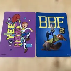 ディズニーストアじゃんけんカード ニック＆ジュディ ズートピア