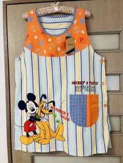 ミッキー＆プルート　エプロン⭐️新品