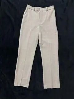 ユニクロ　スマートアンクルパンツ　ベージュ　Sサイズ