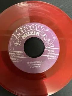 値下げ！CLIPPERS/BLOODSTREAM 7インチカラーバイナルレコード
