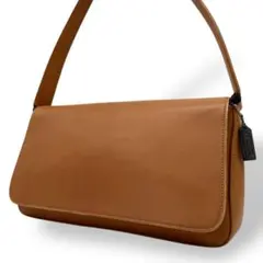 COACH オールドコーチ ワンショルダーバッグ 肩掛け フラップ ブラウン