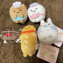 すみっコぐらし あつまるんですいろんななかまゴムひも付きマスコット コンプリート