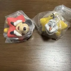 ディズニー お星さまマスコットチャーム2 ミッキー オラフ　２点セット