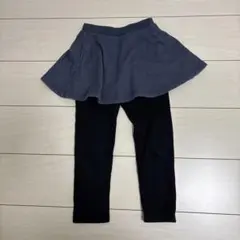 デビロック　devirock スカートスパッツ　110cm 女の子　ネイビー、黒