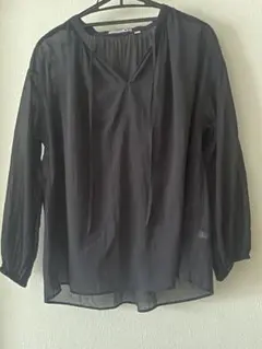 UNIQLO JW ANDERSON ブラウス　黒　Ｍ　シアー