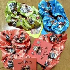 キティちゃん 日焼けキティ シュシュ　サンリオ　ハローキティ