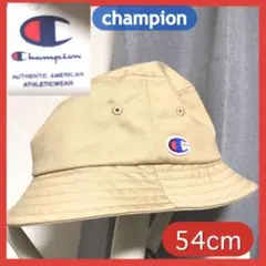 champion バケットハット 54cm ベージュ　キッズハット　チャンピオン