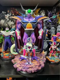 ドラゴンボール バーダック&フリーザ フルリペイント 二次元彩色(台座