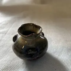 荒川豊蔵 画 水月窯 黒釉 徳利 - メルカリ