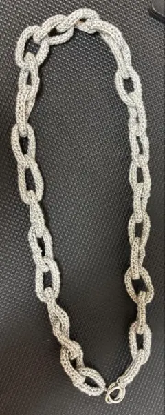 シルバーリンクチェーンストラップ