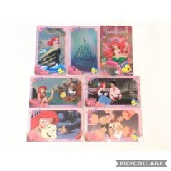 リトルマーメイド　アリエル　カードシール　ステッカー　ディズニーストア