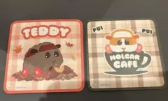モルカー ステラマップカフェ コースター　ポテト　テディ