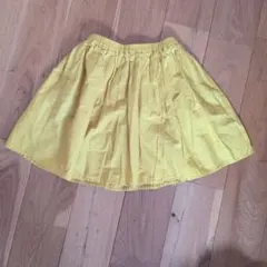 ショートパンツ付き黄色スカート XL