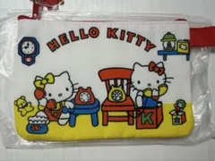 ハローキティちゃんポーチ チャーム付き レトロポーチ
