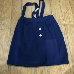 ミキハウス紺スカート受験