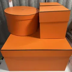 プ*読様 HERMES 空き箱 4つセット 巾着 ショッパー付き 空箱 特大 ラ