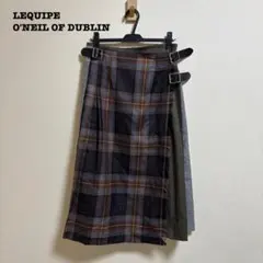 O'NEIL of DUBLIN L'EQUIPE プリーツキルト巻きスカートのサムネイル