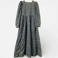 laura ashley イギリス製　スクエアネック　コーデュロイ　ワンピース