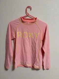 ROXY キッズ ラッシュガード 140cm 蛍光ピンク