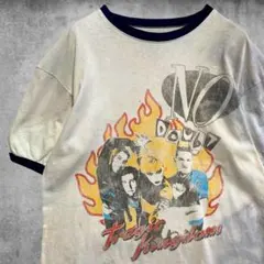 CCKR リンガーTシャツ ノーダウト ロック バンド 音楽 ビンテージ 古着 