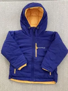 mont-bell コロラドパーカー　紫/黄色　100センチ
