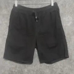 H&M ハーフパンツ デニム コットン100% レギュラーフィット ブラック S