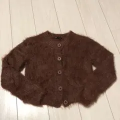 ZARA ブラウン カーディガン Sサイズ