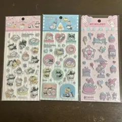 サンリオキャラクターズ シール ステッカー 3枚セット　海外正規品のサムネイル