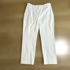 未使用　UNIQLO スマートアンクルパンツ XL ホワイト　白