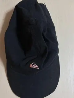 Quiksilver ブラックキャップ カジュアル シンプル帽子日差し除け