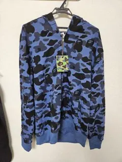 アベイシングエイプ　迷彩柄フルジップパーカー　シャーク　3XL