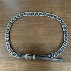 ホースシューバックル チェーンベルト メタリックのサムネイル