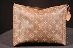 買いお得 LVモノグラムクラッチポーチ茶ヴィンテージ希少小物入れ実用人気中古
