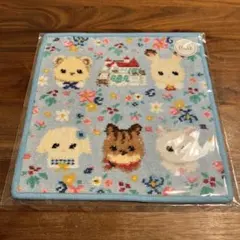 新品】familiar シェニール織りハンドタオル マスコットベアミニ