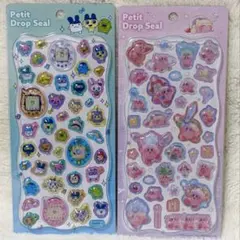 プチドロップシール　たまごっち＆カービィ