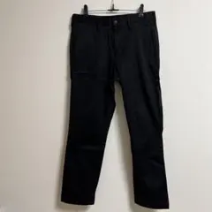 無印 ストレッチチノスリムパンツ 73cm 黒のサムネイル